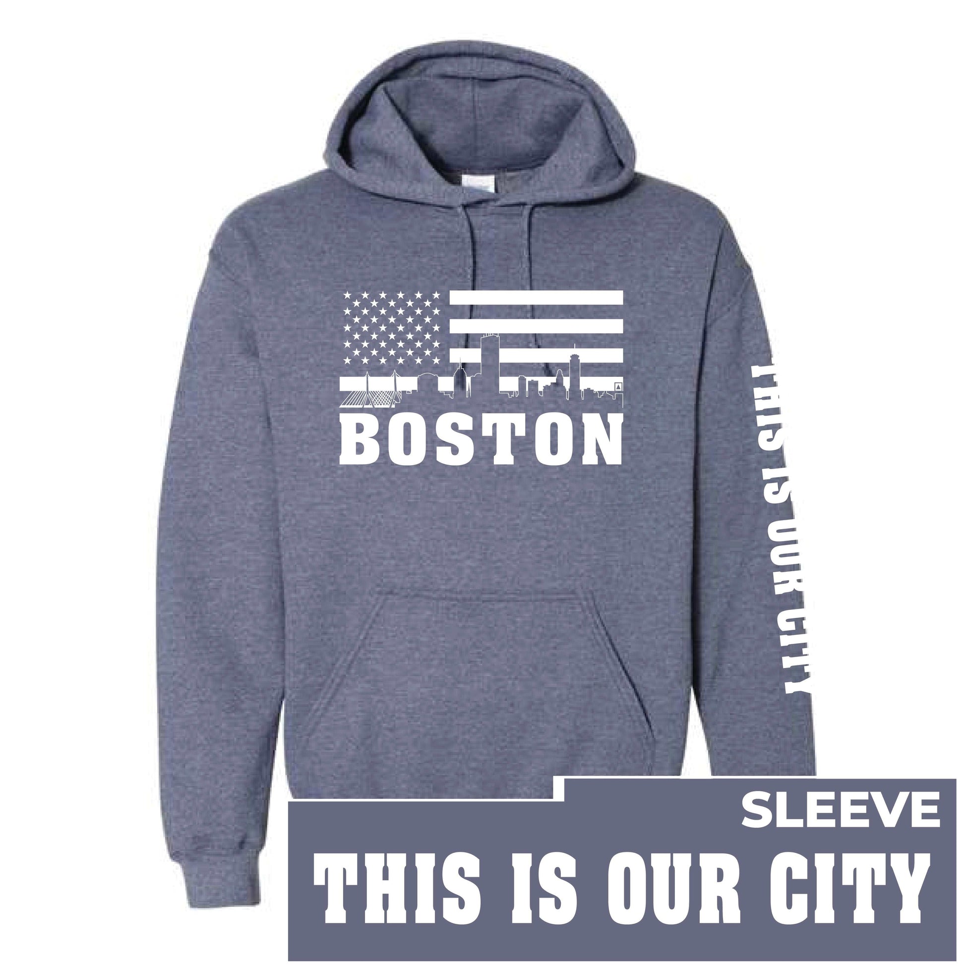 Boston Skyline Hoodie My City Gear