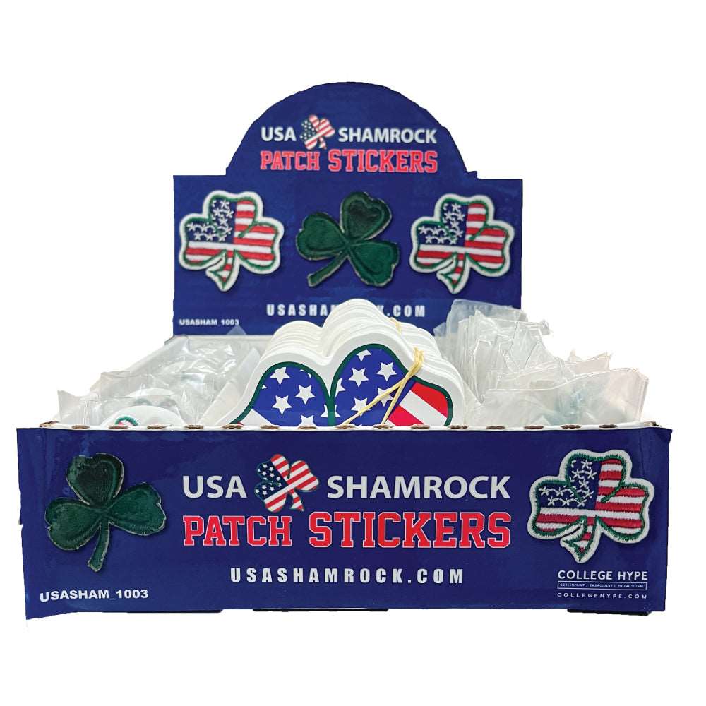 Shamrock Sticker Boston USA Shamrock Sticker Box – My City Gear