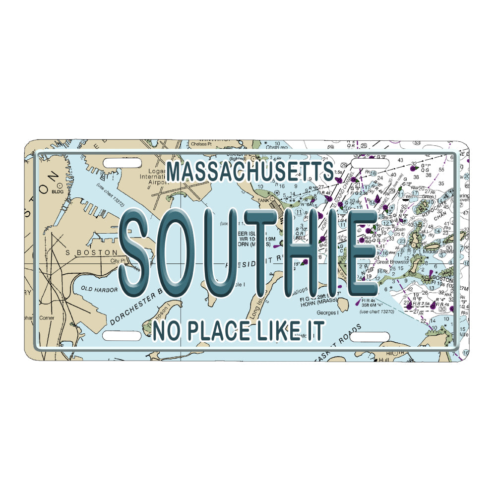 Southie License Plate Ornament
